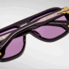 Sunglasses Model Wildhorse in Color Aubergine with Purple lenses from Jacques Marie Mage's collection