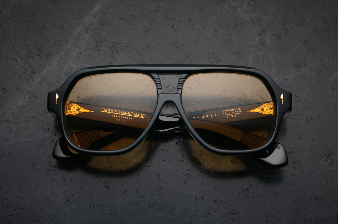 Sunglasses Model Wildhorse in Color Falcon with Dandelion Gradient lenses from Jacques Marie Mage's collection