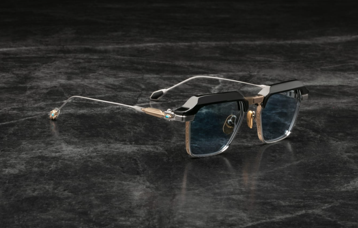 Sunglasses Model Worland in Color Hades with Hudson Glass lenses from Jacques Marie Mage's collection