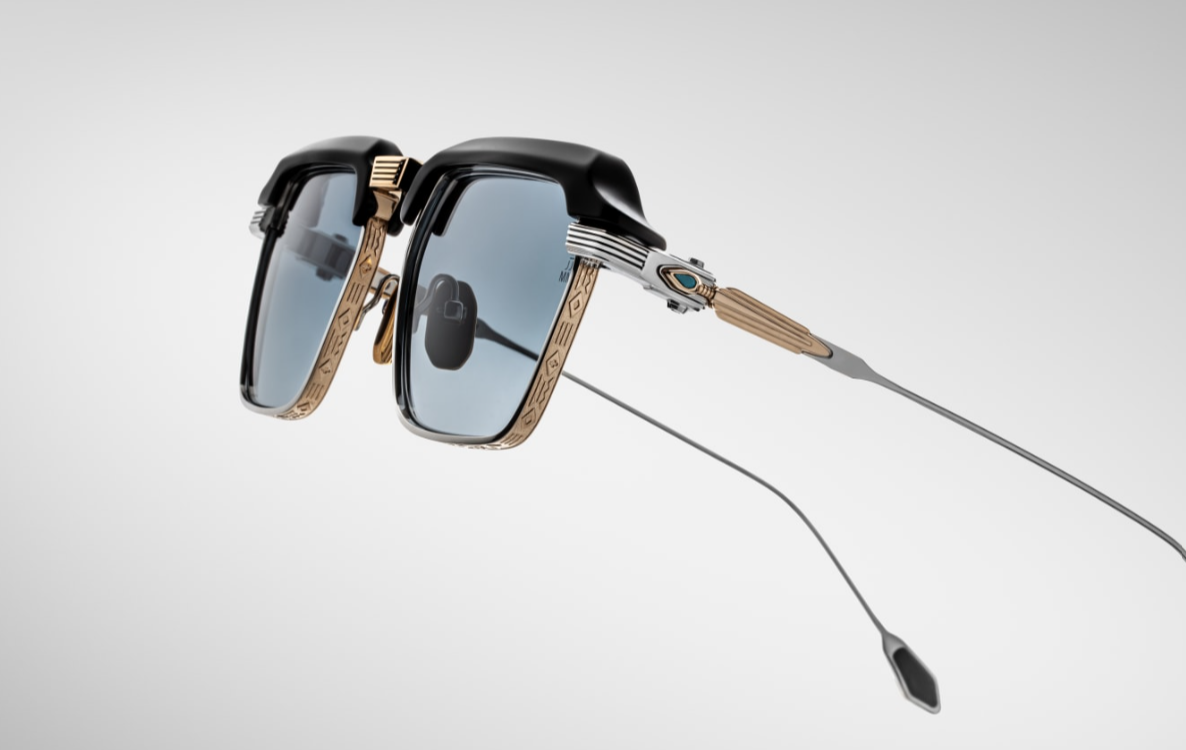 Sunglasses Model Worland in Color Hades with Hudson Glass lenses from Jacques Marie Mage's collection