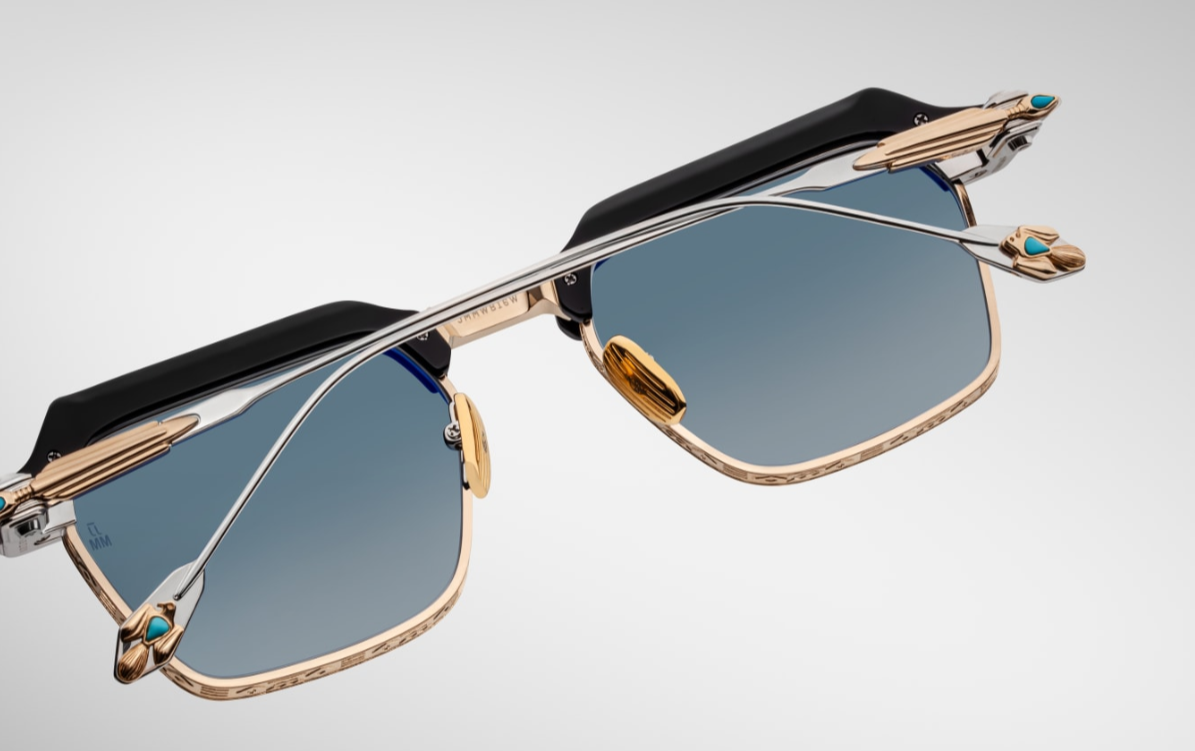 Sunglasses Model Worland in Color Hades with Hudson Glass lenses from Jacques Marie Mage's collection
