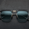 Sunglasses Model Worland in Color Hades with Hudson Glass lenses from Jacques Marie Mage's collection