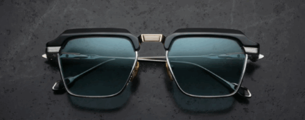 Sunglasses Model Worland in Color Hades with Hudson Glass lenses from Jacques Marie Mage's collection