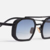Sunglasses Model Anthony in C303 with light blue gradient lenses from John Dalia