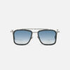 Sunglasses Model Brad 2.0 in C107 with clear blue gradient lenses from John Dalia