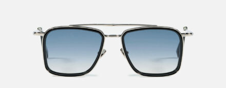 Sunglasses Model Brad 2.0 in C107 with clear blue gradient lenses from John Dalia