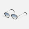 Sunglasses Model Keaton in C107 with Clear Blue gradient lenses from John Dalia