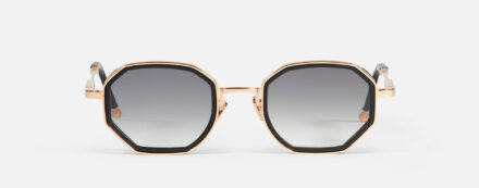 Sunglasses Model Keaton in C114 with grey gradient lenses from John Dalia
