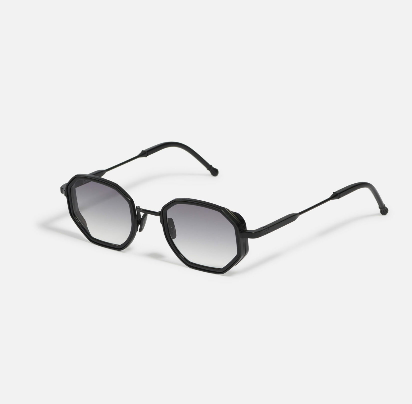 Sunglasses Model Keaton in C301 with grey gradient lenses from John Dalia