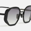 Sunglasses Model Keaton in C301 with grey gradient lenses from John Dalia