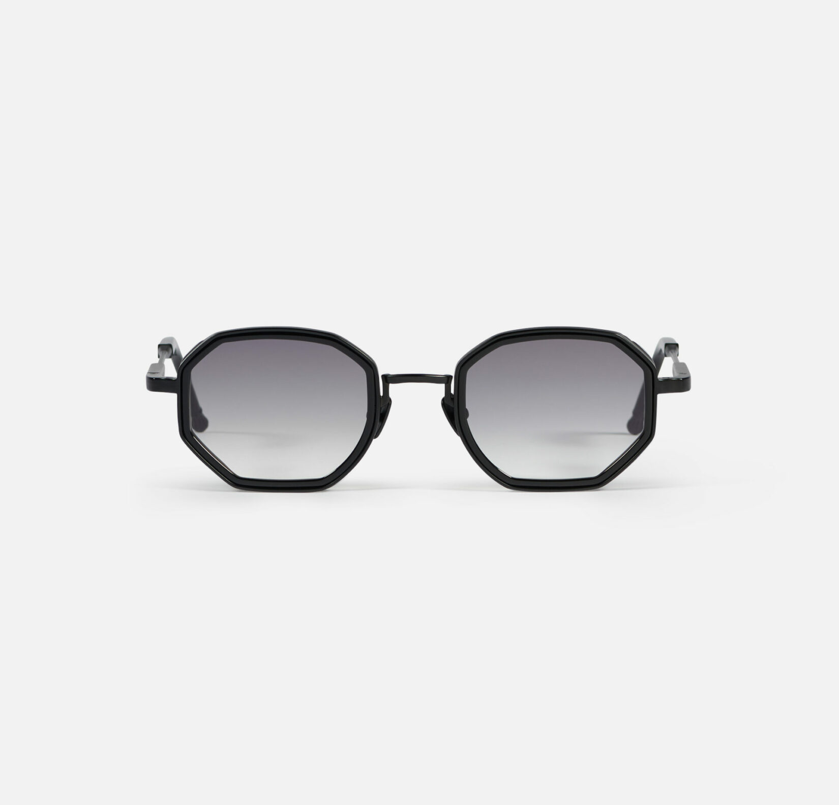 Sunglasses Model Keaton in C301 with grey gradient lenses from John Dalia