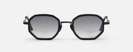 Sunglasses Model Keaton in C301 with grey gradient lenses from John Dalia