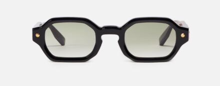 Sunglasses Model Project05 in C106 with clear green gradient lenses from John Dalia