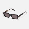 Sunglasses Model Project06 in C108 with solid black gradient lenses from John Dalia