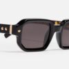 Sunglasses Model Project06 in C108 with solid black gradient lenses from John Dalia