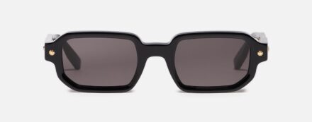Sunglasses Model Project06 in C108 with solid black gradient lenses from John Dalia