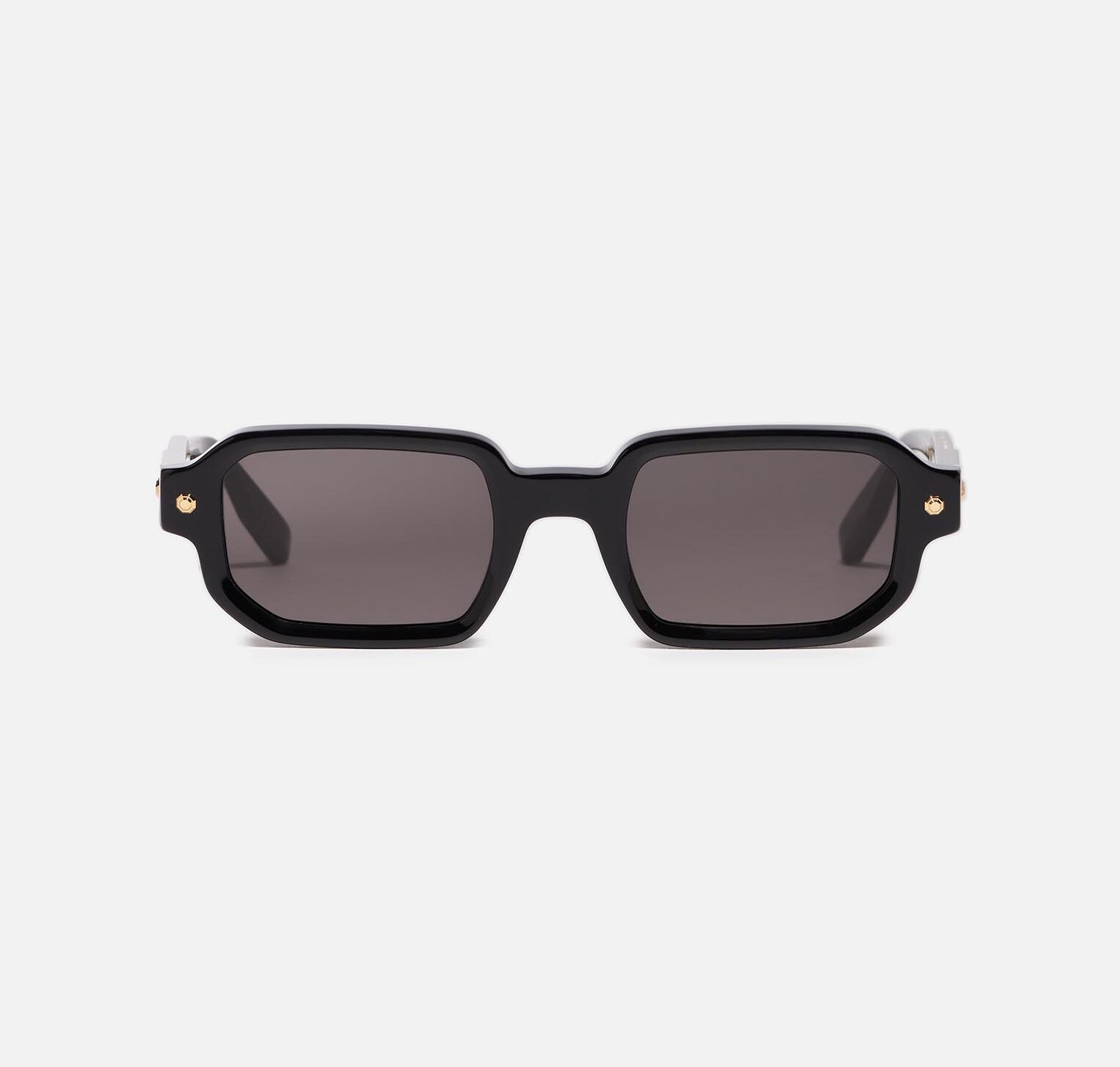 Sunglasses Model Project06 in C108 with solid black gradient lenses from John Dalia