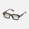Sunglasses Model Project07 in C106 with clear green gradient lenses from John Dalia