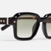 Sunglasses Model Project07 in C106 with clear green gradient lenses from John Dalia