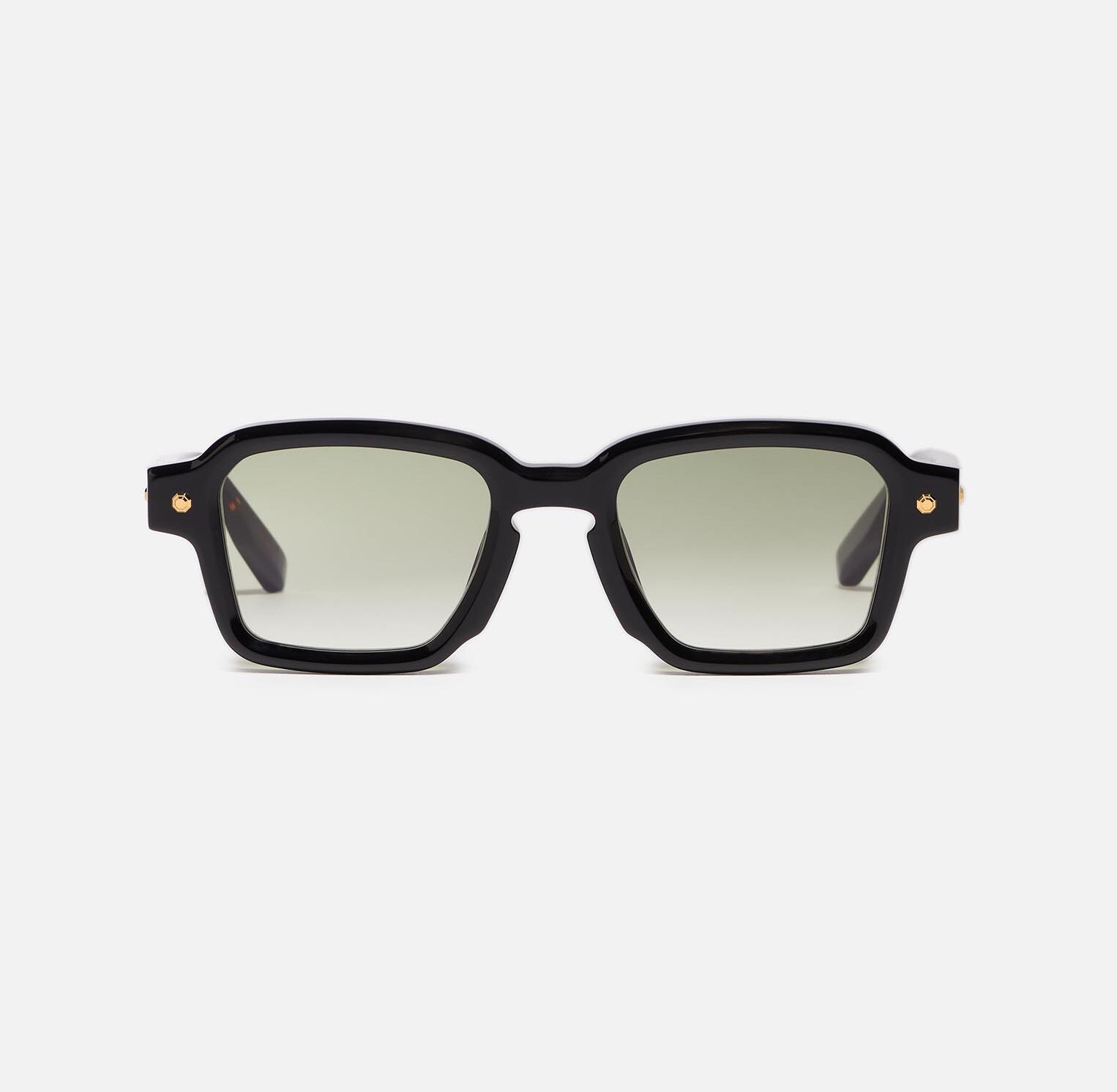 Sunglasses Model Project07 in C106 with clear green gradient lenses from John Dalia
