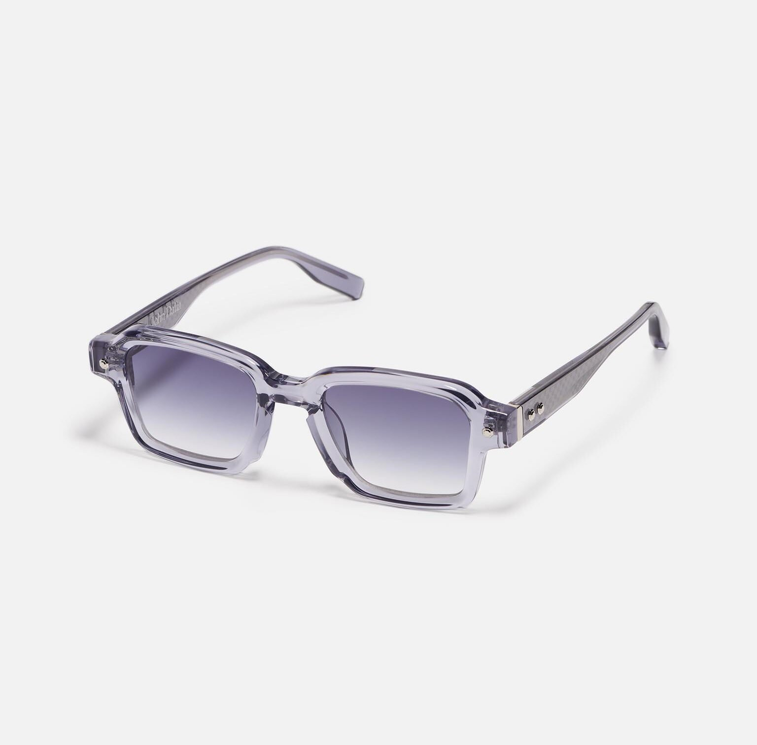 Sunglasses Model Project07 in C159 with dark blue gradient lenses from John Dalia
