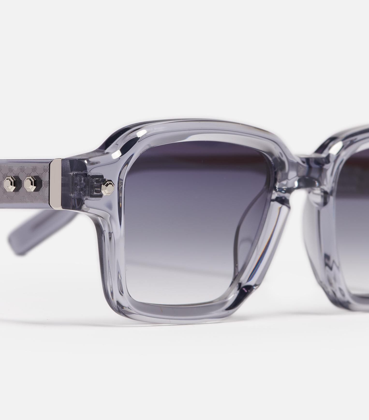Sunglasses Model Project07 in C159 with dark blue gradient lenses from John Dalia