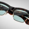Sunglasses Model Bugsy in color Beau with Turquoise CR39 Lenses from Jacques Marie Mage