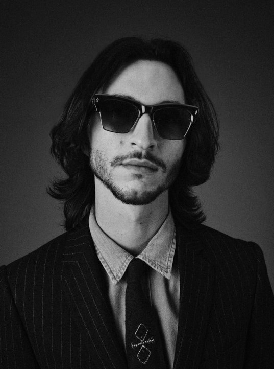Sunglasses Model Bugsy in color Beau with Turquoise CR39 Lenses from Jacques Marie Mage