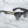 Sunglasses Model Bugsy in color Eclipse 2 with Jet Gradient Lenses from Jacques Marie Mage
