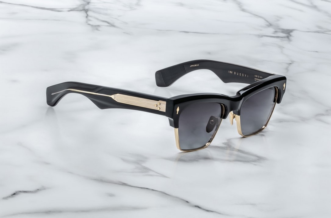 Sunglasses Model Bugsy in color Eclipse 2 with Jet Gradient Lenses from Jacques Marie Mage