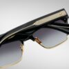Sunglasses Model Bugsy in color Eclipse 2 with Jet Gradient Lenses from Jacques Marie Mage