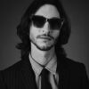 Sunglasses Model Bugsy in color Eclipse 2 with Jet Gradient Lenses from Jacques Marie Mage