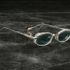 Sunglasses Model Hardin in Color Gaia with Vintage Blue Glass lenses from Jacques Marie Mage's collection