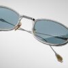 Sunglasses Model Hardin in Color Gaia with Vintage Blue Glass lenses from Jacques Marie Mage's collection