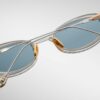 Sunglasses Model Hardin in Color Gaia with Vintage Blue Glass lenses from Jacques Marie Mage's collection
