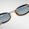 Sunglasses Model Hardin in Color Hades with Blue Gradient Glass lenses from Jacques Marie Mage's collection