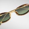 Sunglasses Model Hardin in Color Hera with Green Gradient Glass lenses from Jacques Marie Mage's collection