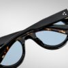 Sunglasses Model Molitor in color Noir with Cerulean CR39 Lenses from Jacques Marie Mage