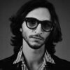 Sunglasses Model Molitor in color Noir with Cerulean CR39 Lenses from Jacques Marie Mage