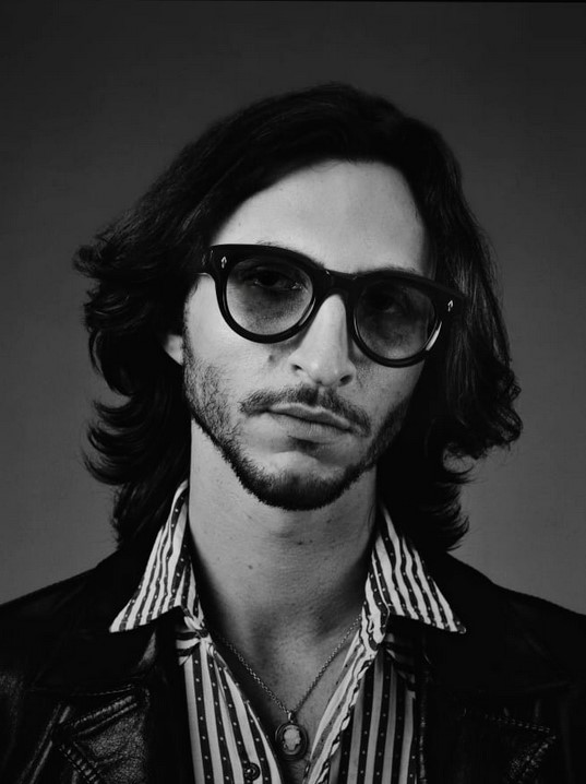 Sunglasses Model Molitor in color Noir with Cerulean CR39 Lenses from Jacques Marie Mage