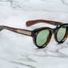 Sunglasses Model Molitor in color Zoltar with Vintage Green CR39 Lenses from Jacques Marie Mage