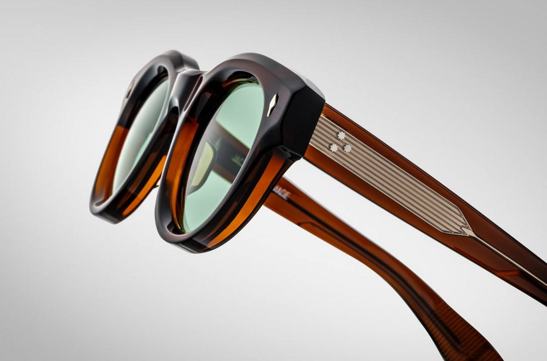 Sunglasses Model Molitor in color Zoltar with Vintage Green CR39 Lenses from Jacques Marie Mage