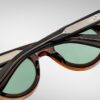 Sunglasses Model Molitor in color Zoltar with Vintage Green CR39 Lenses from Jacques Marie Mage
