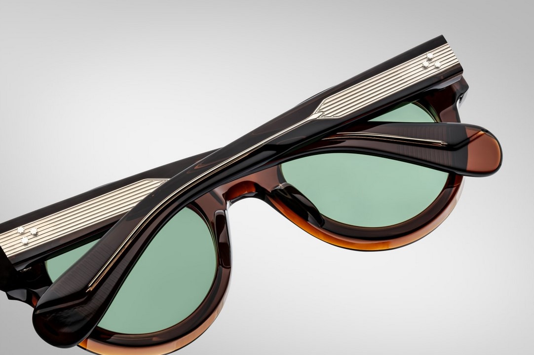 Sunglasses Model Molitor in color Zoltar with Vintage Green CR39 Lenses from Jacques Marie Mage