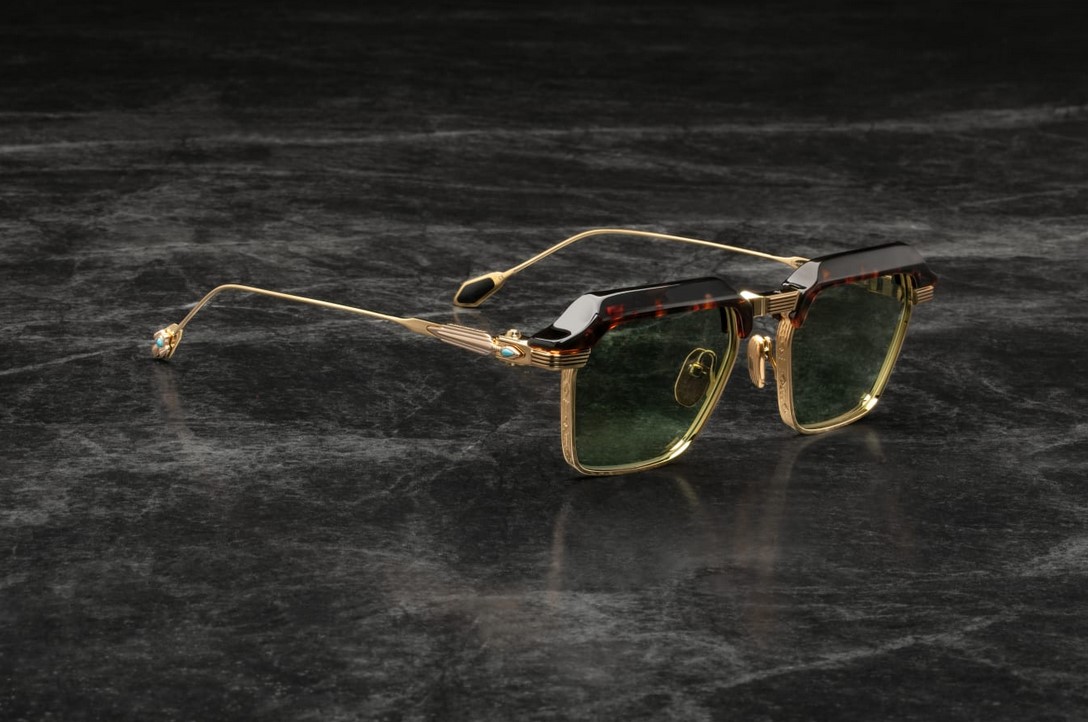Sunglasses Model Worland in Color Hera with Brush Glass lenses from Jacques Marie Mage's collection