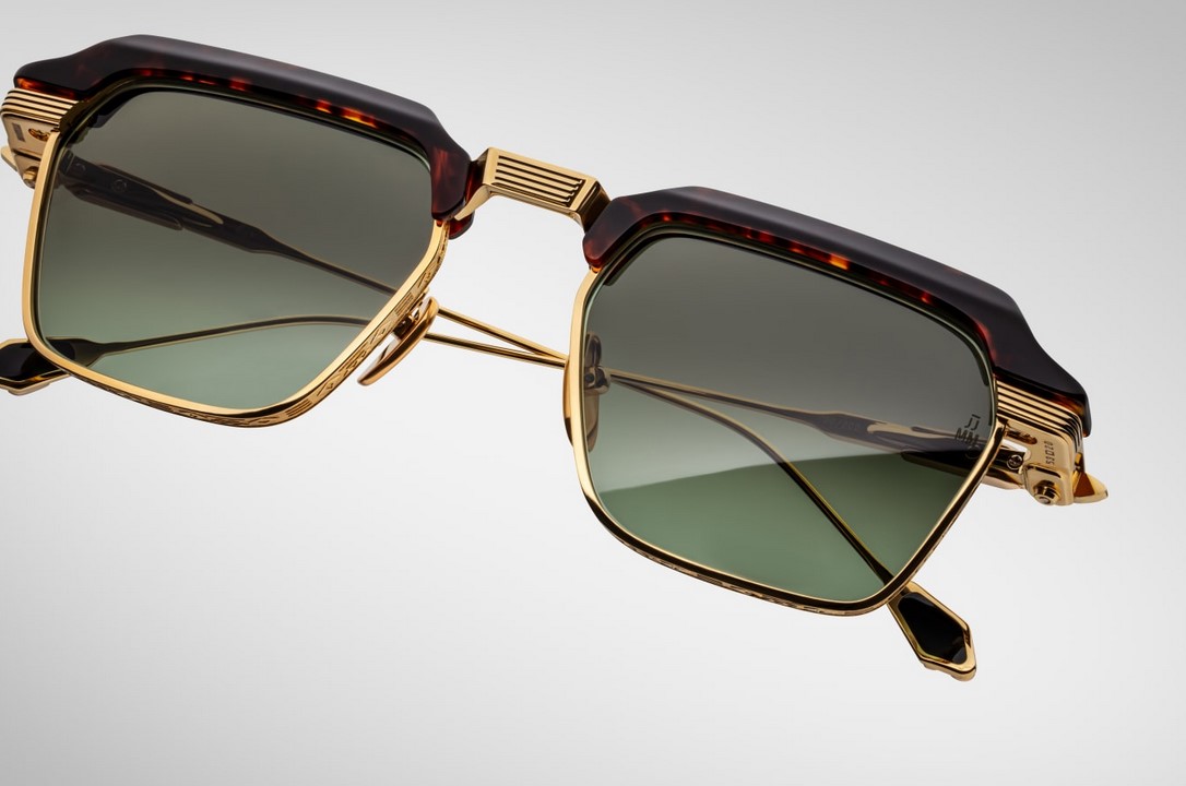 Sunglasses Model Worland in Color Hera with Brush Glass lenses from Jacques Marie Mage's collection