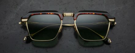 Sunglasses Model Worland in Color Hera with Brush Glass lenses from Jacques Marie Mage's collection