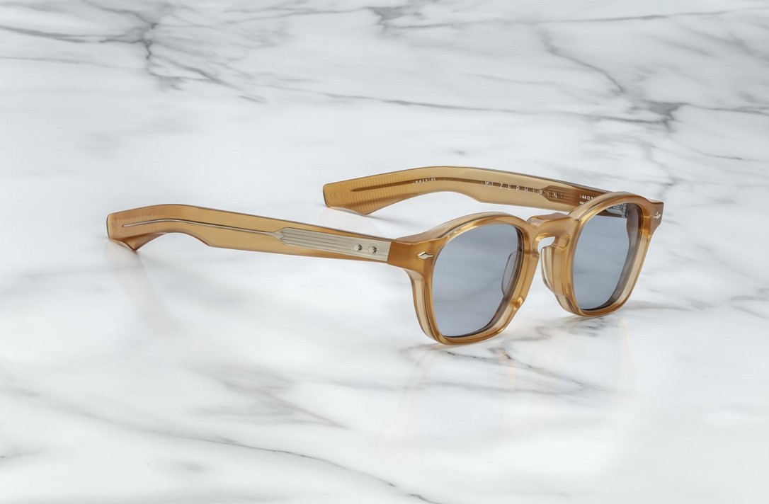 Sunglasses Model Zephirin in Saffron with Pebble lenses from Jacques Marie Mage