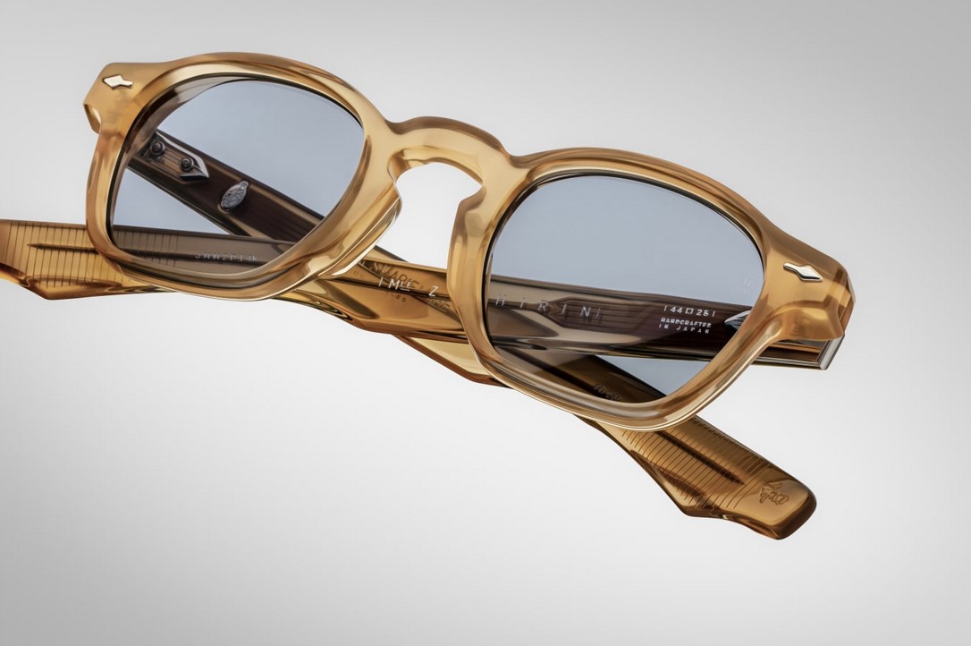 Sunglasses Model Zephirin in Saffron with Pebble lenses from Jacques Marie Mage