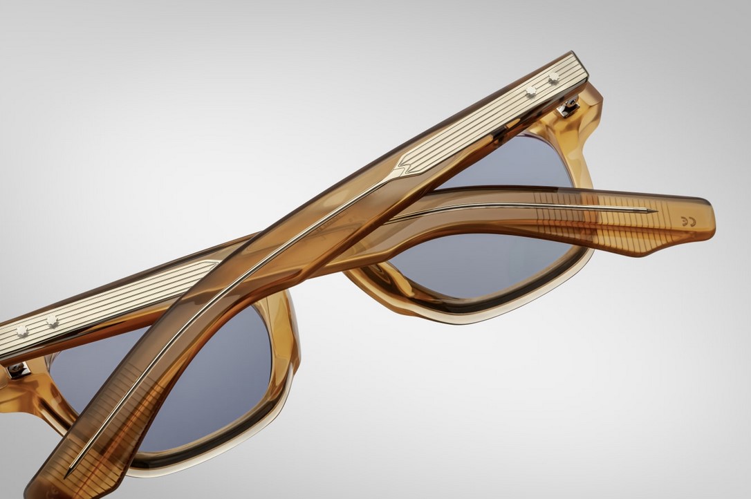 Sunglasses Model Zephirin in Saffron with Pebble lenses from Jacques Marie Mage